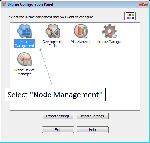 INtime Configuration